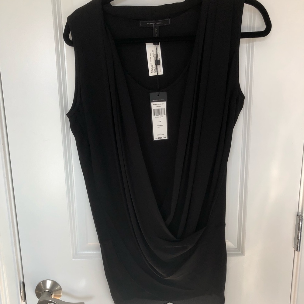 NWT BCBG Drapped Top